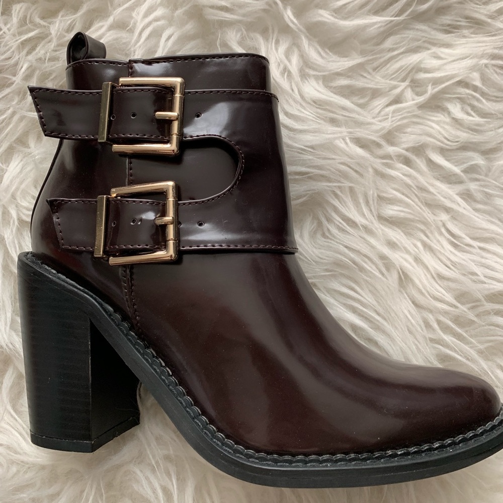 Deep Maroon Boot